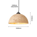 Axyaa Wabi Sabi Rock Grey Black Pendant Light for Home Decor