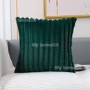 Axyaa Plush Pillow Cover for Home Sofa Decor 45*45 - Living Room Housse