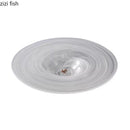 Axya Glass Dinner Plate Set Molecular Cuisine Creative Tableware