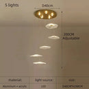 Axyaa Modern Acrylic LED Chandelier for Home Decoration Lighting
