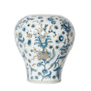 Axyaa Blue & White Porcelain Ceramic Vase Chinese Style Home Decor Flowerpot