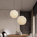 Axyaa Soft Glow Silk Fabric LED Pendant Chandelier for Dining Bedroom Loft