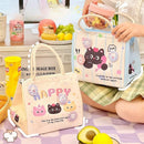 Axyaa Cartoon Thermal Lunch Box Bag for Students and Office Workers