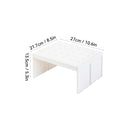 Axyaa Glass Cup Storage Rack Stackable Organizer Shelf