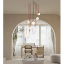 Axyaa Nordic Leather Belt Pendant Chandelier LED Light Decor