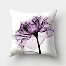 Axyaa Watercolor Flower Pattern Decorative Cushion Cover Sofa Pillowcase