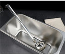 Axya Stainless Steel Long Handle Serving Spoon - Round Soup Scoop