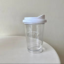 Axyaa Iced American Coffee Cup Tritan Water Bottle for Women