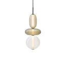 Axyaa Nordic Glass LED Pendant Light for Living Room, Bedroom, Dining Room