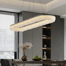 Luxury Crystal Pendant Chandeliers with LED Lights by Axyaa