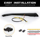 Axyaa Car Grille Lights: Subaru Crosstrek LED DRL Turn Signal Lamps