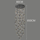 Axyaa Staircase Chandeliers: Modern LED Pendant Light Lamps for Living Room