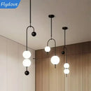 Axyaa Nordic Glass Ball Chandelier Ceiling Pendant for Home Decor & Hospitality Lighting