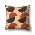 Axyaa Retro Geometric Pattern Cushion Cover for Sofa and Couch Décor