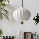 Axyaa White Glass Pendant Light Chandelier - Vintage Bauhaus Style