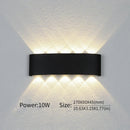 Axyaa Modern Garden Wall Light Waterproof Sconces LED Fixture IP66 AC85/265V