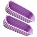 Axyaa Non-Stick Silicone Mini Loaf Pan Set - 2 Pack