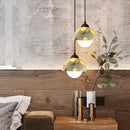 Axyaa Cement Stone Chandelier Nordic Wire Pendant Lamp - Adjustable and Stylish Lighting
