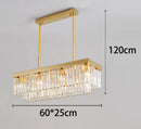 Axyaa Crystal Chandelier Pendant Light for Living Room Dining Room Luxury Lighting