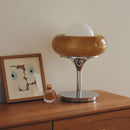 Axyaa Egg Tart Lamp: Retro Medieval Style Creative Luxury Floor & Table Lamp Set