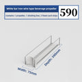 Axyaa Fridge Beverage Pusher: Clear Sliding Storage Container for Drinks