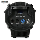 Axyaa LED 250W RGBW/WCW Focus Spot Par Lights with Barndoors for DJ Disco Concert