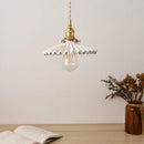 Axyaa Nordic Ceramic Pendant Lights: Modern LED Hanging Lamps for Home Decor