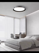Axyaa Modern LED Ceiling Light: Black Acrylic, Living Room, Bedroom, Kitchen Lighting