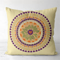 Axyaa Mysterious Pattern Flower Cushion Cover for Home Decor