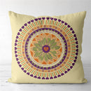 Axyaa Mysterious Pattern Flower Cushion Cover for Home Decor