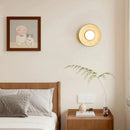 Axyaa Yellow Travertine Stone LED Wall Lamp with Pull Chain Switch
