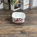 Axyaa Japanese Ceramic Dessert Bowl for Ice Cream, Yogurt, & Shaved Ice