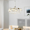 Axyaa Glass Ball Ceiling Chandelier for Modern Room Decor