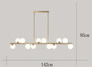 Axyaa Modern Pendant Chandeliers LED Ceiling Lamp for Indoor Dining Room Lighting