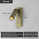 Axyaa Rotatable LED Wall Sconce Lamp for Bedroom, Hotel - Modern Design