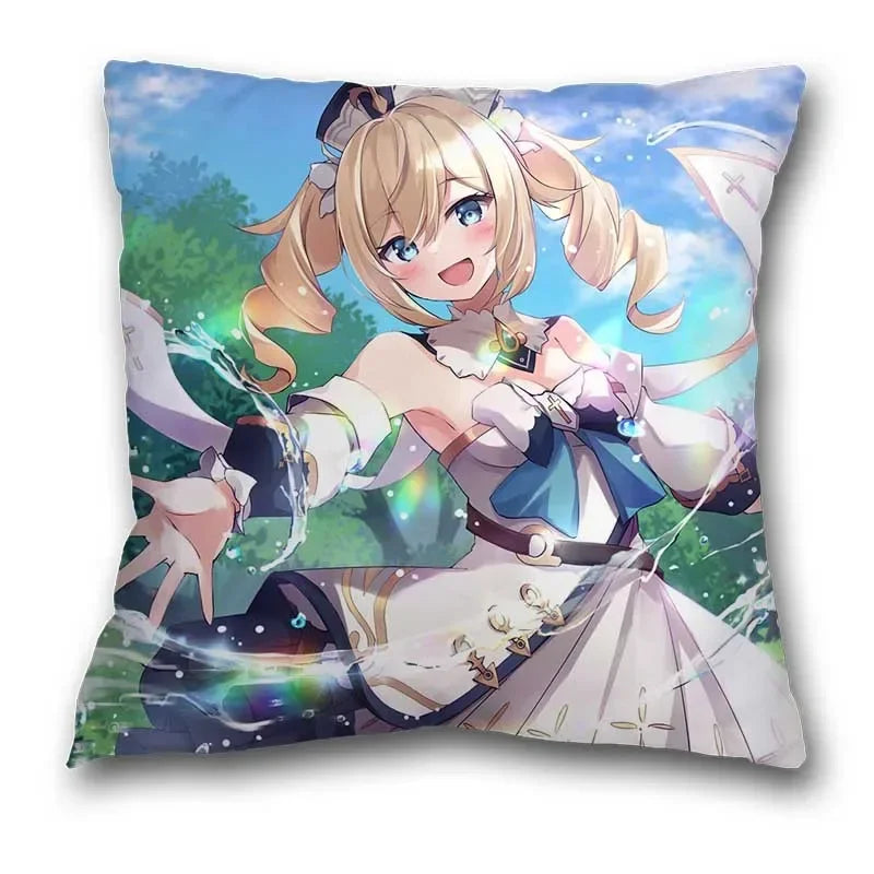 Genshin Impact Axyaa Pillow Cases - Klee Xiao Venti Hutao Anime Printed Pillowcases