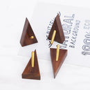 Axyaa Solid Wood Brass Hook for Clothes, Coats, Hats, Bags - Key Holder
