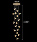 Axyaa Modern LED Ceiling Chandelier for Bedroom and Dining Room