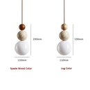 Axyaa Scandinavian Style Round Gourd Table Lamp