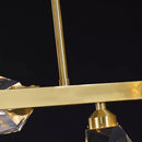 Axyaa Crystal Chandelier Pendant Light for Living Room, Dining Room, and Ceiling - Indoor Luxury Lighting