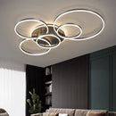Axyaa LED Ceiling Lamp with Remote Dimming for Modern Home Decor