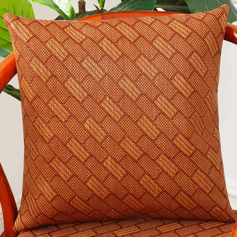 Axyaa Premium Woven Design Pillow Cover - Super Soft Accent Cushion Case