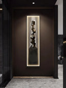 Axyaa Modern Minimalist Entry Wall Decor High-end Hanging Art with Corridor Light