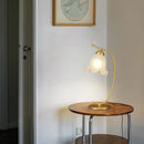 Axyaa Retro Copper Bedside Lamp: Romantic Bedroom Flower Decoration