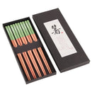 Wooden Chopsticks Set - Axyaa Household Long Non-slip Japanese Tableware