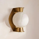 Axyaa Spanish Alabaster Marble Wall Lamp LED Indoor Decor for Bedroom Corridor & Hotel