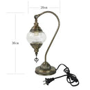 Axyaa Handmade Turkish Table Lamp Plain Light LED Night Lamp for Bedroom