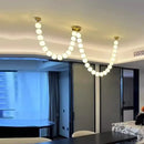 Axyaa Modern Pendant Lights LED Chandelier Ceiling Lamp for Dining Room