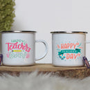 Axyaa Teacher's Day Enamel Handle Coffee Cup - Appreciation Gift for Educators