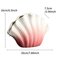 Axyaa Shell Ceramic Vase for Flowers | Tabletop Decoration Vessel
